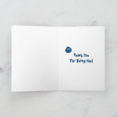 Carte Vous êtes un vrai ami bleu ! (Intérieur)