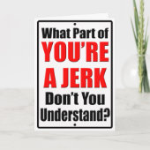 Carte Vous êtes une secousse (Devant)