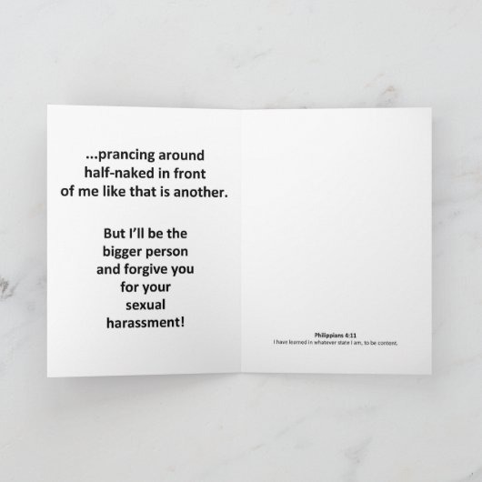 Carte Vous Êtes Une Tempête (Intérieur)