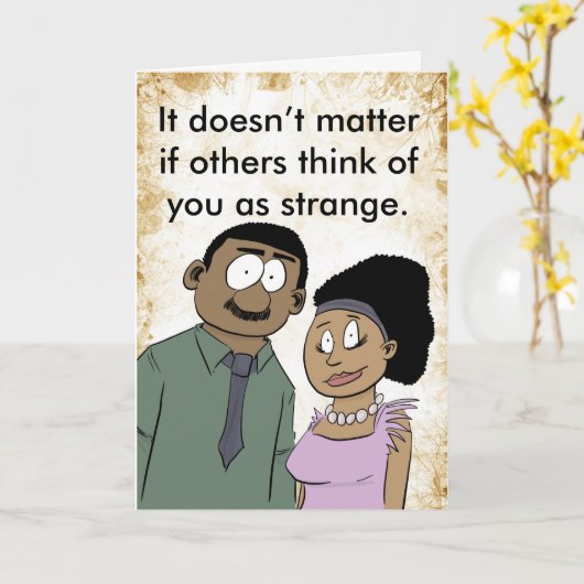 CARTE VOUS ÊTES UNIQUE (Fleur jaune)