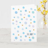 Carte Vous Étiez Ce Vieux Points Bleus Anniversaire (Fleur jaune)