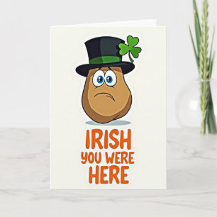 Carte Vous Étiez Ici Irlandais