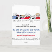 Carte Vous étiez sur mon esprit (Dos)