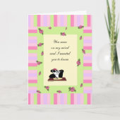 Carte Vous étiez sur mon esprit (Devant)