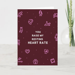 Carte Vous Faites Augmenter Mon Rythme Cardiaque A