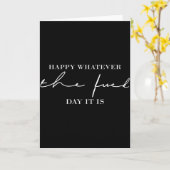 Carte Vous faites battre mon cœur Honk Saint-Valentin Oi (Fleur jaune)