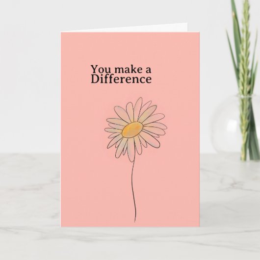 Carte Vous faites la différence (Devant)