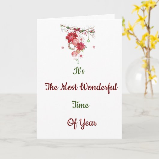 CARTE **VOUS** FAITES NOËL **SPÉCIAL** CHAQUE ANNÉE (Fleur jaune)