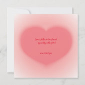 Carte Vous faites ronronner mon cœur Journée de la Saint (Dos)