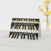 Carte Vous faites un couple de houssette (Fleur jaune)