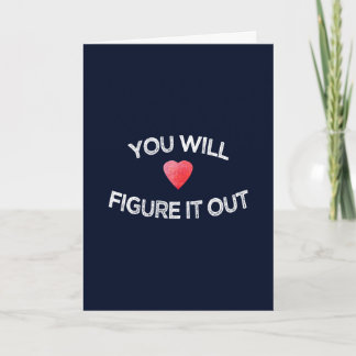 Carte Vous finirez par trouver la solution Design motiva