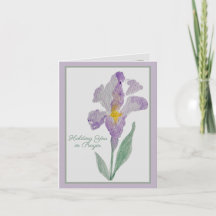 Vous gardant dans la prière | Iris Violet Prière