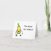 Carte Vous Guac Mon Monde Salutation (Devant)