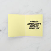 Carte Vous Maki Miso Heureux – Jeu de mots de sushi drôl (Intérieur)