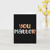 Carte Vous Maladie de sensibilisation à la santé mentale (Fleur jaune)