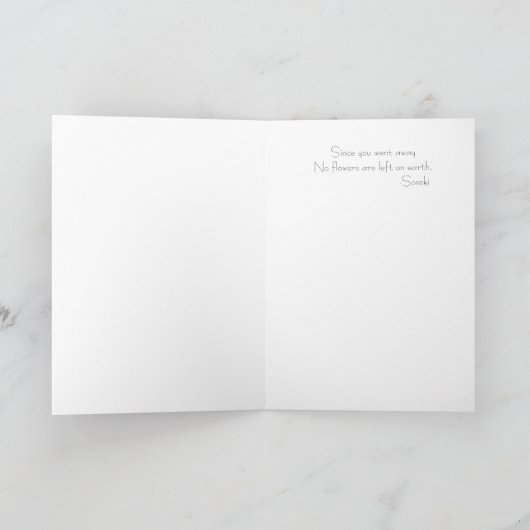 Carte Vous manquant… (Intérieur)