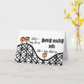 Carte Vous manquant amour de montagnes russes (Fleur jaune)