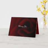 CARTE VOUS MANQUANT SALUTATION (Fleur jaune)