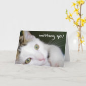 CARTE VOUS MANQUANT - TOUJOURS (Fleur jaune)