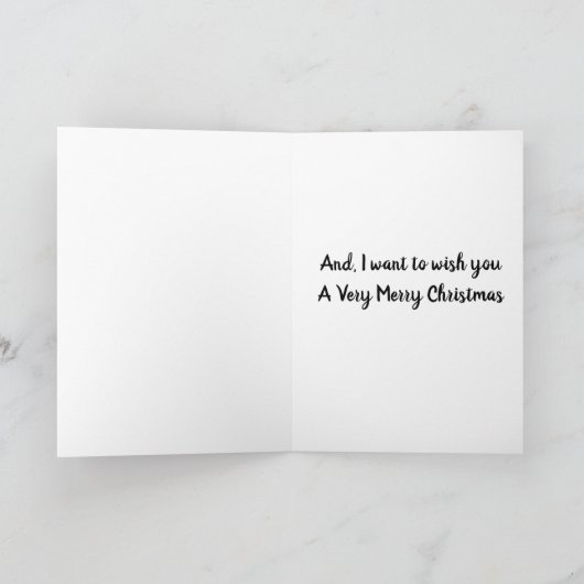 CARTE ***VOUS MANQUE À NOËL*** (Intérieur)