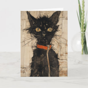 Carte Vous Manque Chat Message de Bienvenue