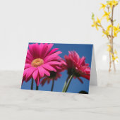 Carte Vous manquer (Fleur jaune)