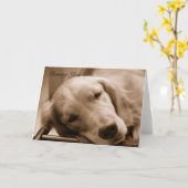 Carte Vous manquer (Fleur jaune)