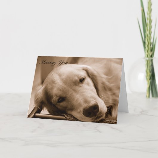 Carte Vous manquer (Devant)