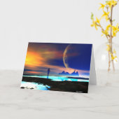Carte Vous manquer (Fleur jaune)