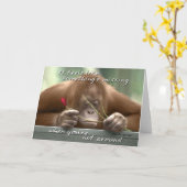 Carte Vous manquer (Fleur jaune)