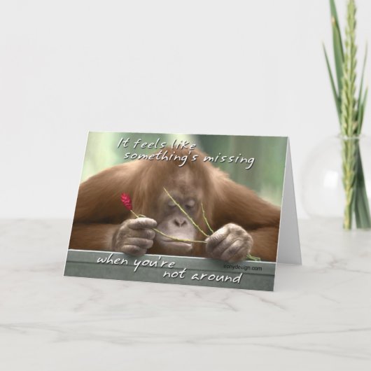 Carte Vous manquer (Devant)