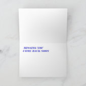 CARTE VOUS MANQUER (Intérieur)