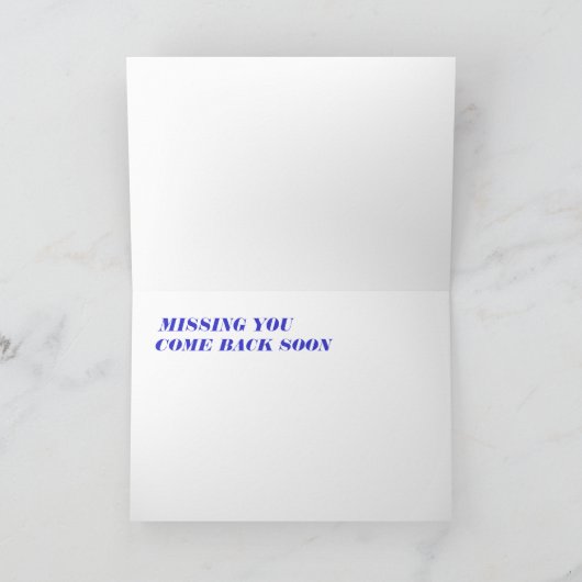 CARTE VOUS MANQUER (Intérieur)