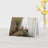 Carte Vous Manquez... (Fleur jaune)