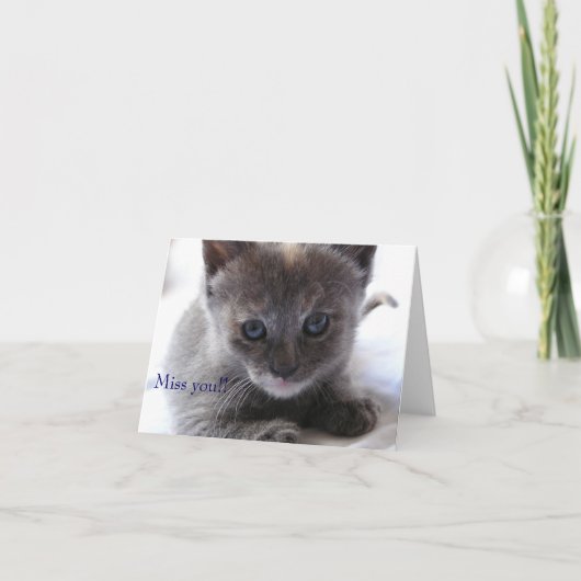 Carte Vous manquez ! ! (Devant)