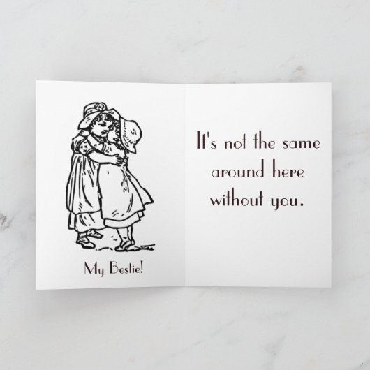 Carte Vous Manquez ! (Intérieur)