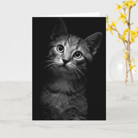 CARTE VOUS MANQUEZ, AMOUREZ-VOUS. (Fleur jaune)