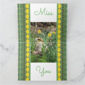 Carte Vous Manquez De Penser À Vous (Intérieur)