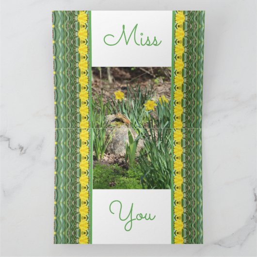 Carte Vous Manquez De Penser À Vous (Intérieur)