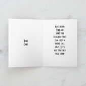 CARTE **VOUS MANQUEZ** ET TOUJOURS *PENSER À VOUS* (Intérieur)