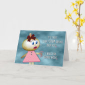 Carte VOUS MANQUEZ ! ONION CYING - Collection famille de (Fleur jaune)