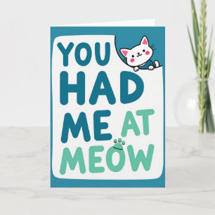 Carte Vous M'avez Conquis Au Miaou