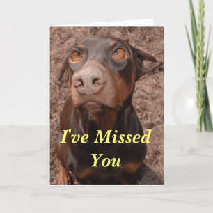 Carte Vous m'avez manqué