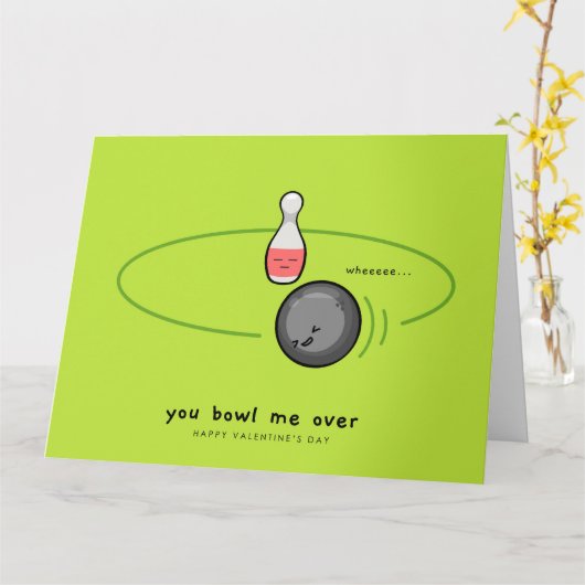 Carte Vous me bouleversez Joyeuse Saint-Valentin | Amour (Fleur jaune)