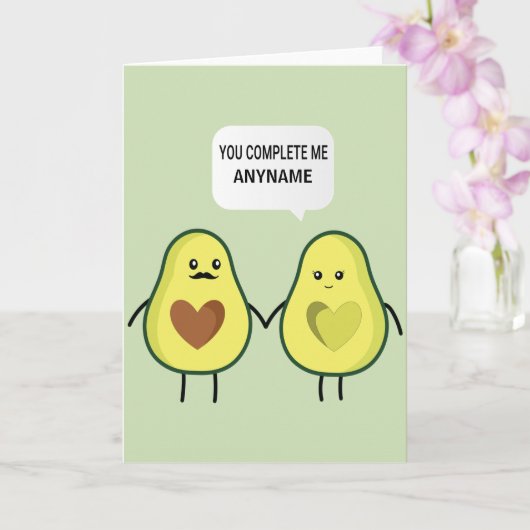 Carte Vous Me Complétez (Orchidée)