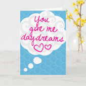 Carte Vous me donnez des rêveries (Fleur jaune)