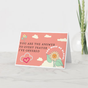 Carte Vous me faites fleur de la Saint-Valentin