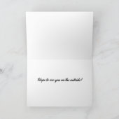 Carte Vous me manquerez Co-Worker (Intérieur)