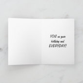 CARTE VOUS ME MANQUEZ À L'ANNIVERSAIRE ET CHAQUE JOUR (Intérieur)