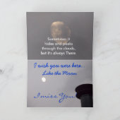 Carte Vous me manquez (carte lune) (Intérieur)